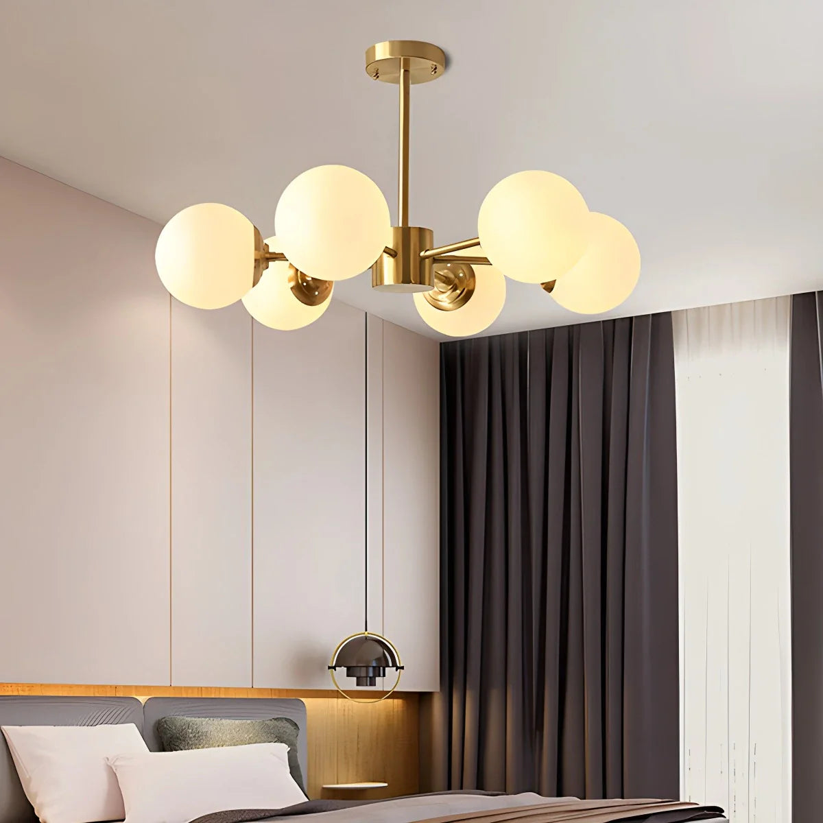 Melanie Glass Bubble Chandelier