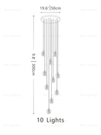 Melting Cube Pendant Light fixture