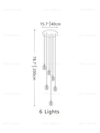 Melting Cube Pendant Light fixture