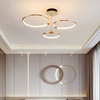 Metal Circular Chandelier Ceiling Lamp