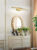 Metallic Streamlined Wall Light