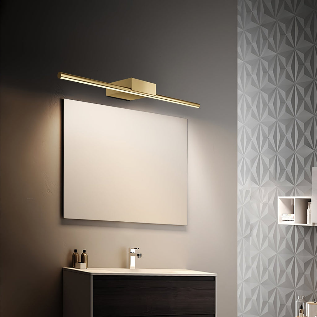 Metallic Streamlined Wall Light