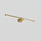 Metallic Streamlined Wall Light