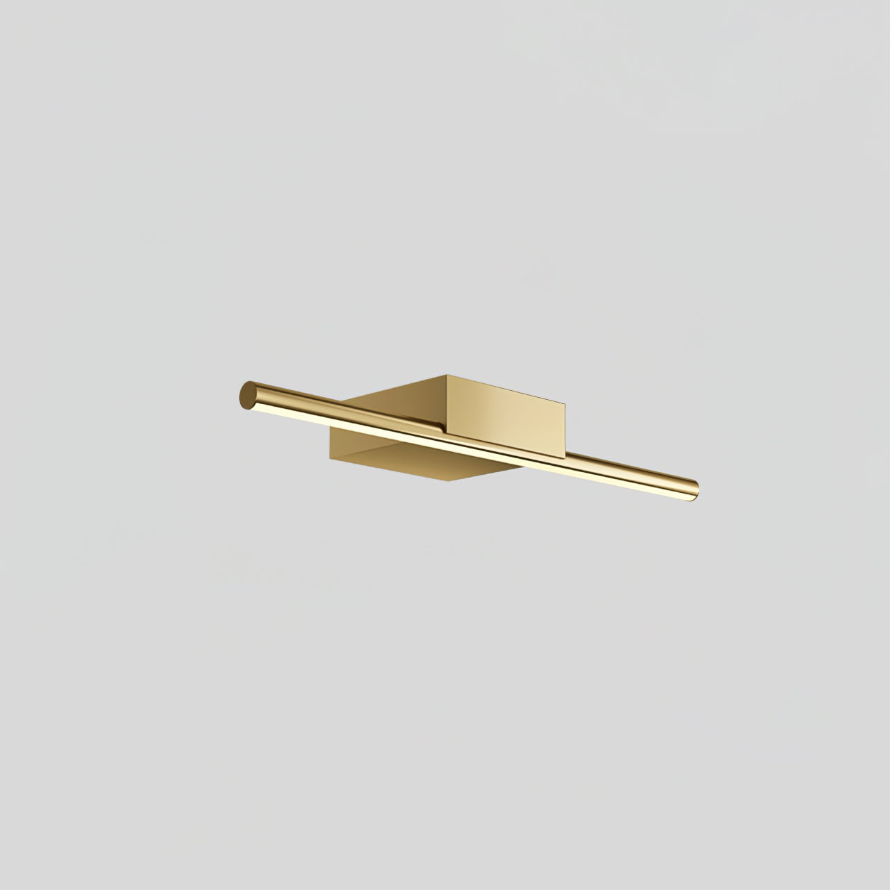 Metallic Streamlined Wall Light