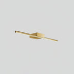 Metallic Streamlined Wall Light