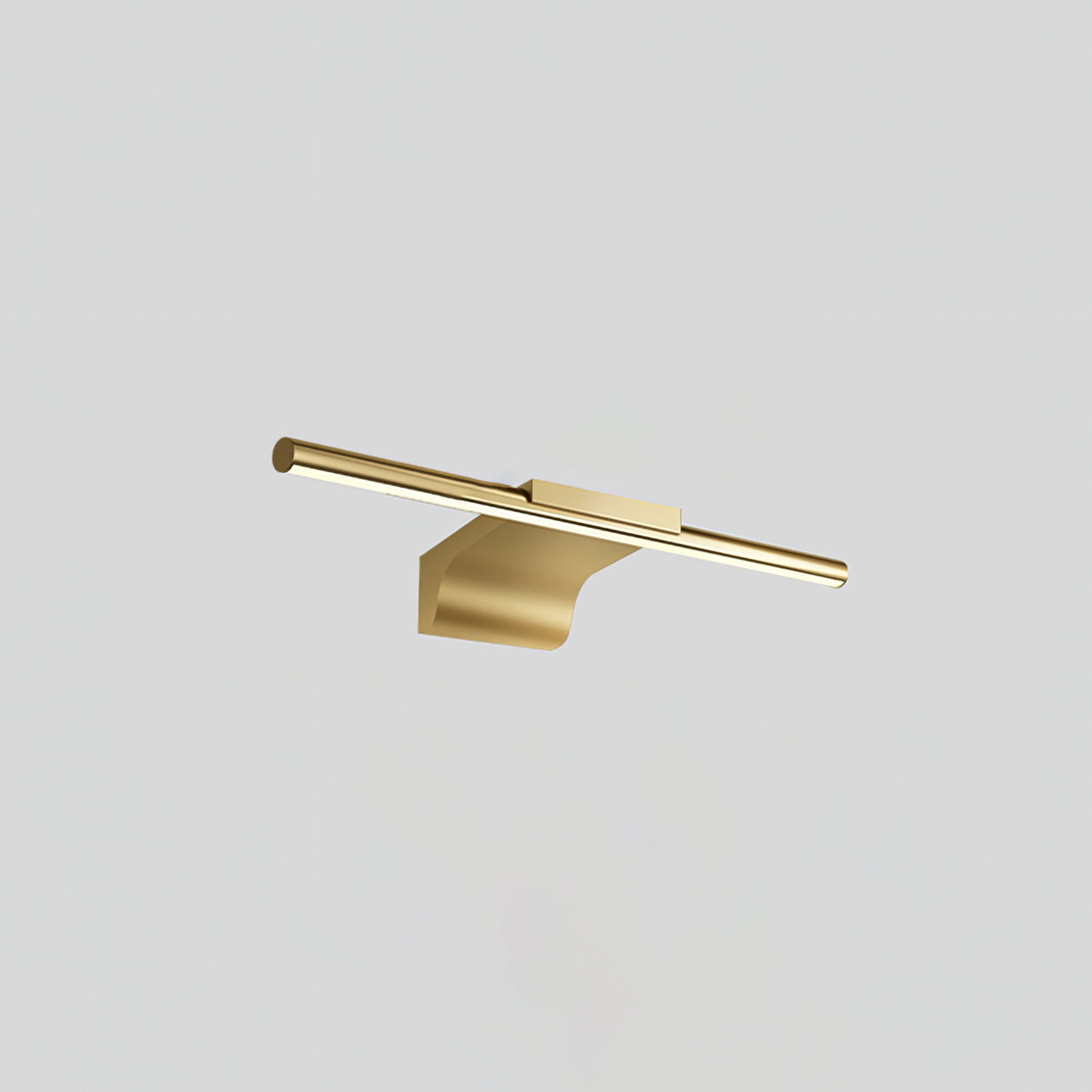 Metallic Streamlined Wall Light