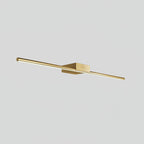 Metallic Streamlined Wall Light