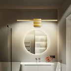 Metallic Streamlined Wall Light