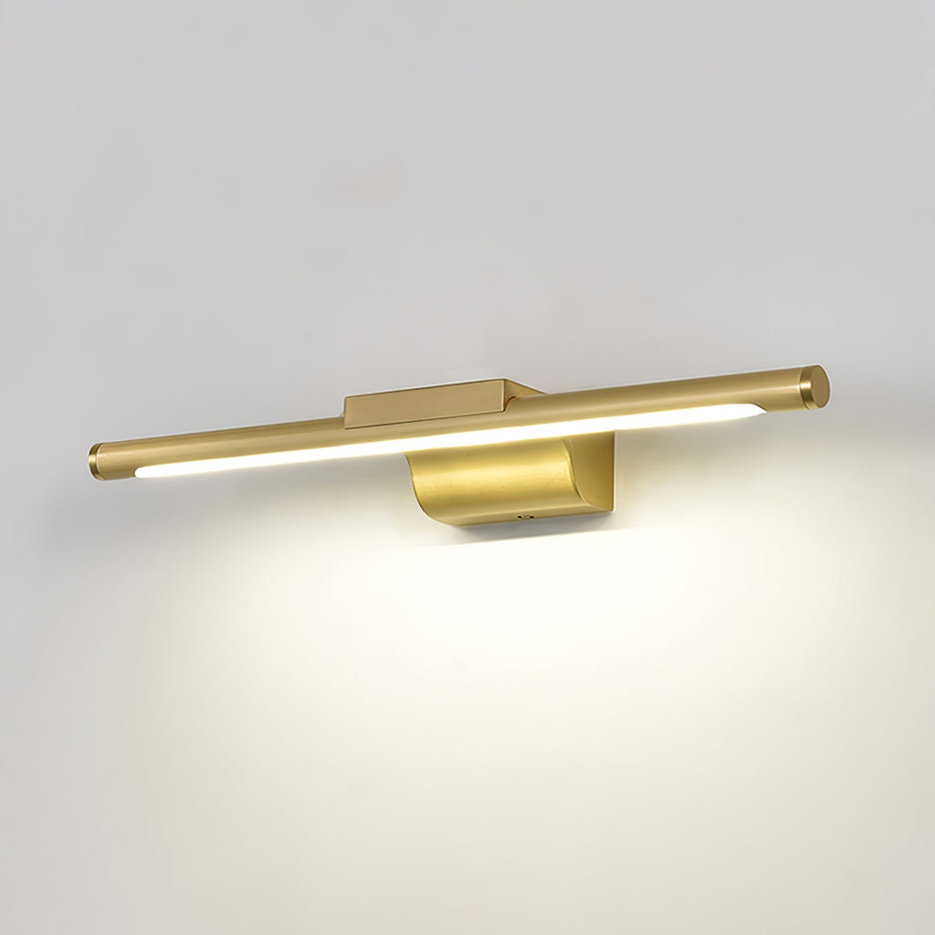 Metallic Streamlined Wall Light