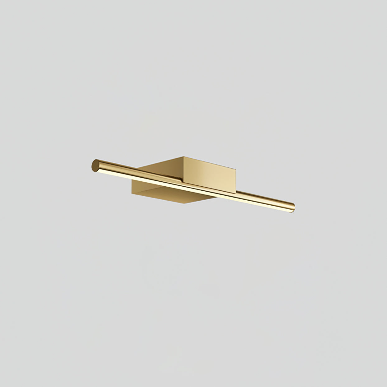 Metallic Streamlined Wall Light