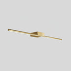 Metallic Streamlined Wall Light