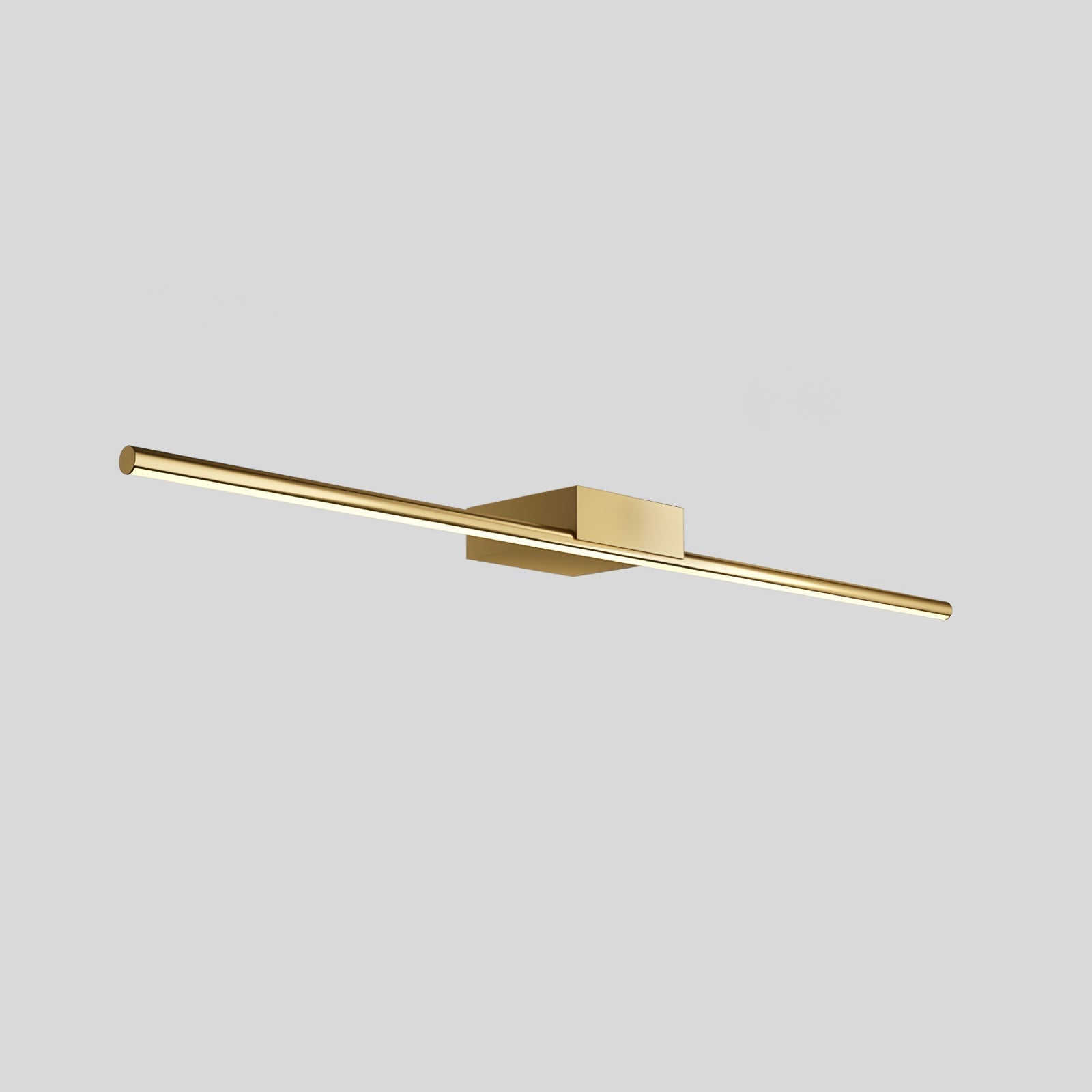 Metallic Streamlined Wall Light