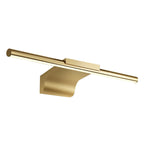 Metallic Streamlined Wall Light