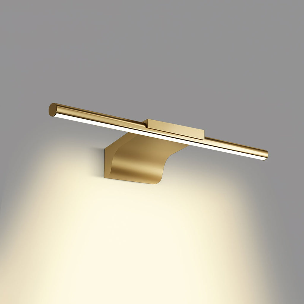 Metallic Streamlined Wall Light