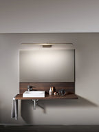Metallic Streamlined Wall Light