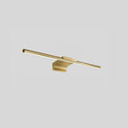 Metallic Streamlined Wall Light