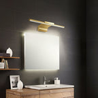 Metallic Streamlined Wall Light