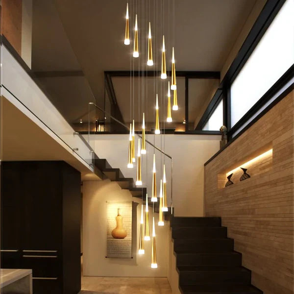 Meteor Shower Chandelier for Staircase