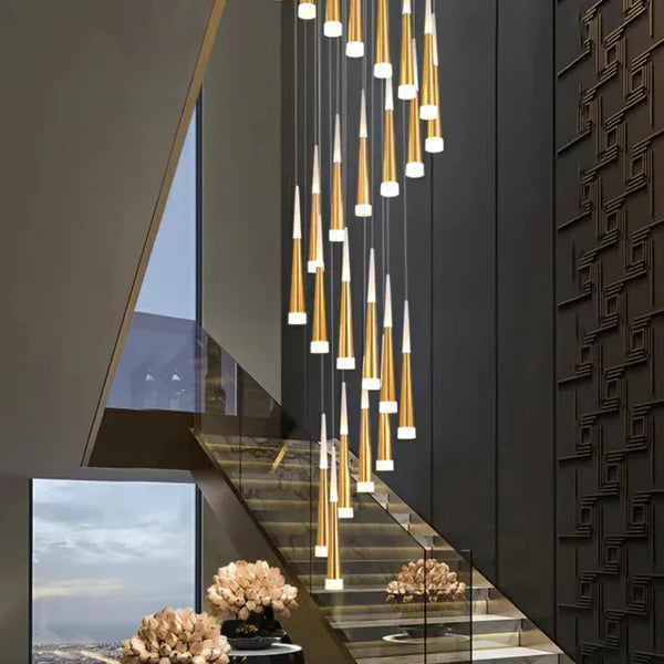 Meteor Shower Chandelier for Staircase