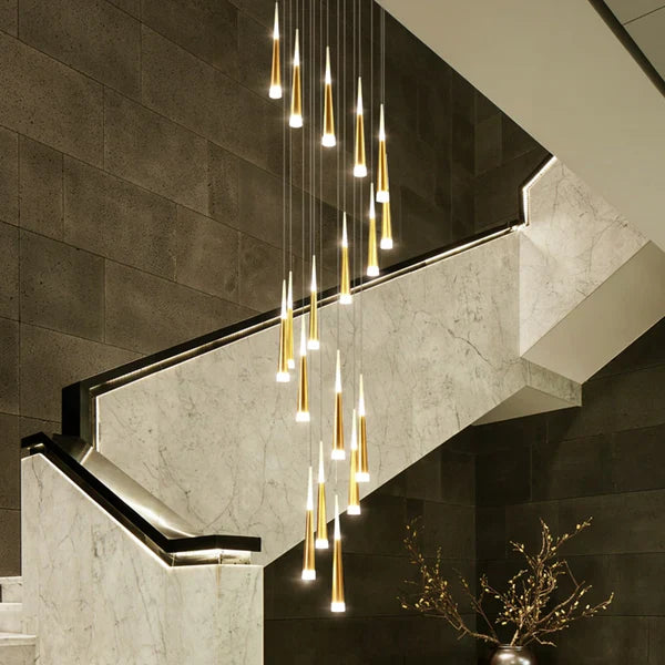 Meteor Shower Chandelier for Staircase