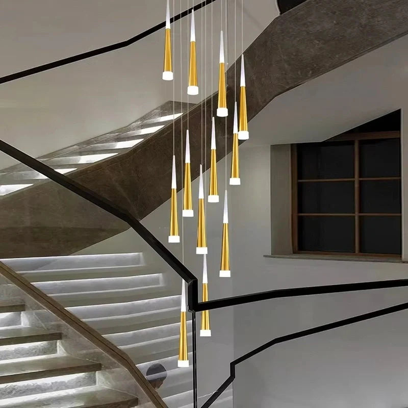 Meteor Shower Chandelier for Staircase