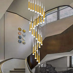 Meteor Shower Chandelier for Staircase