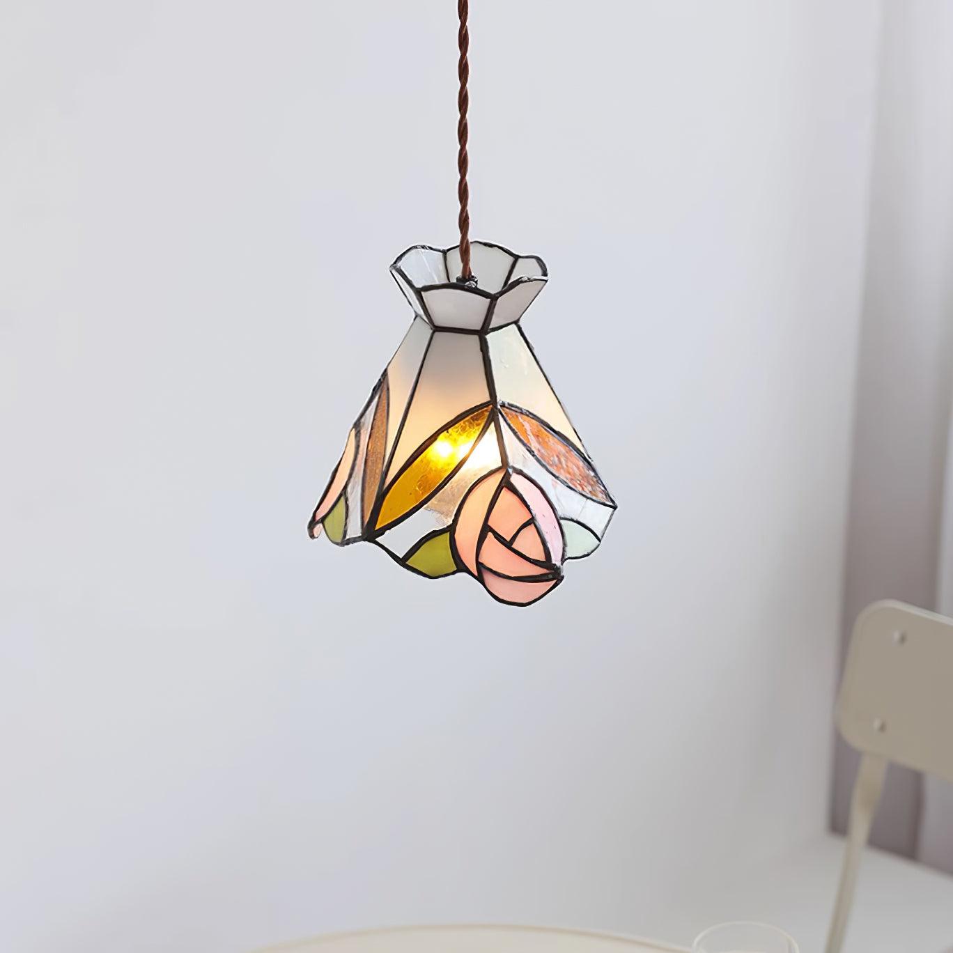 Rosebud Tiffany Pendant Lamp