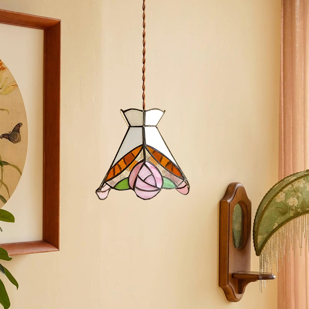 Rosebud Tiffany Pendant Lamp