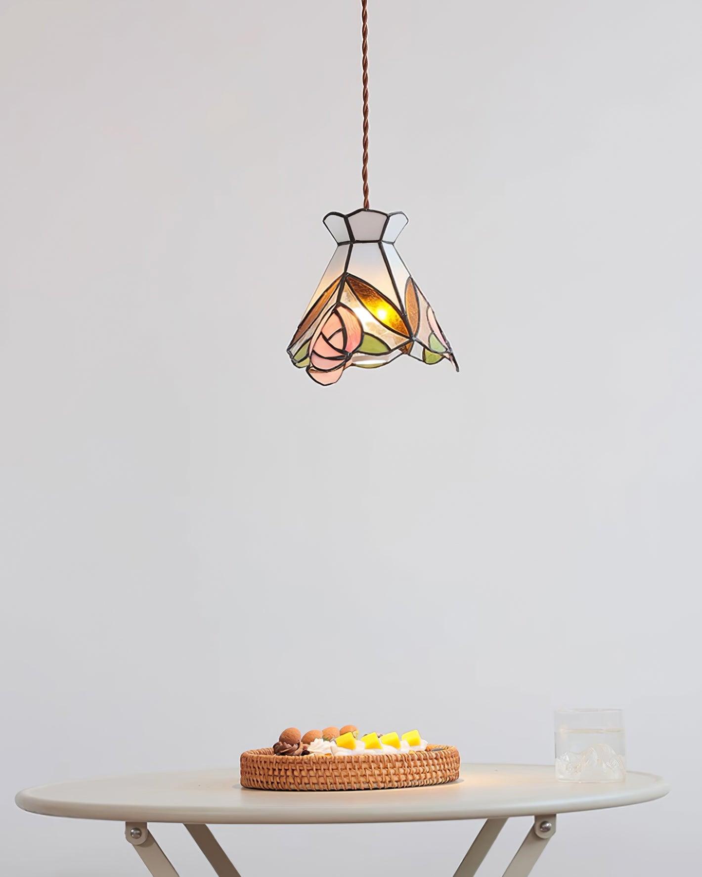 Rosebud Tiffany Pendant Lamp