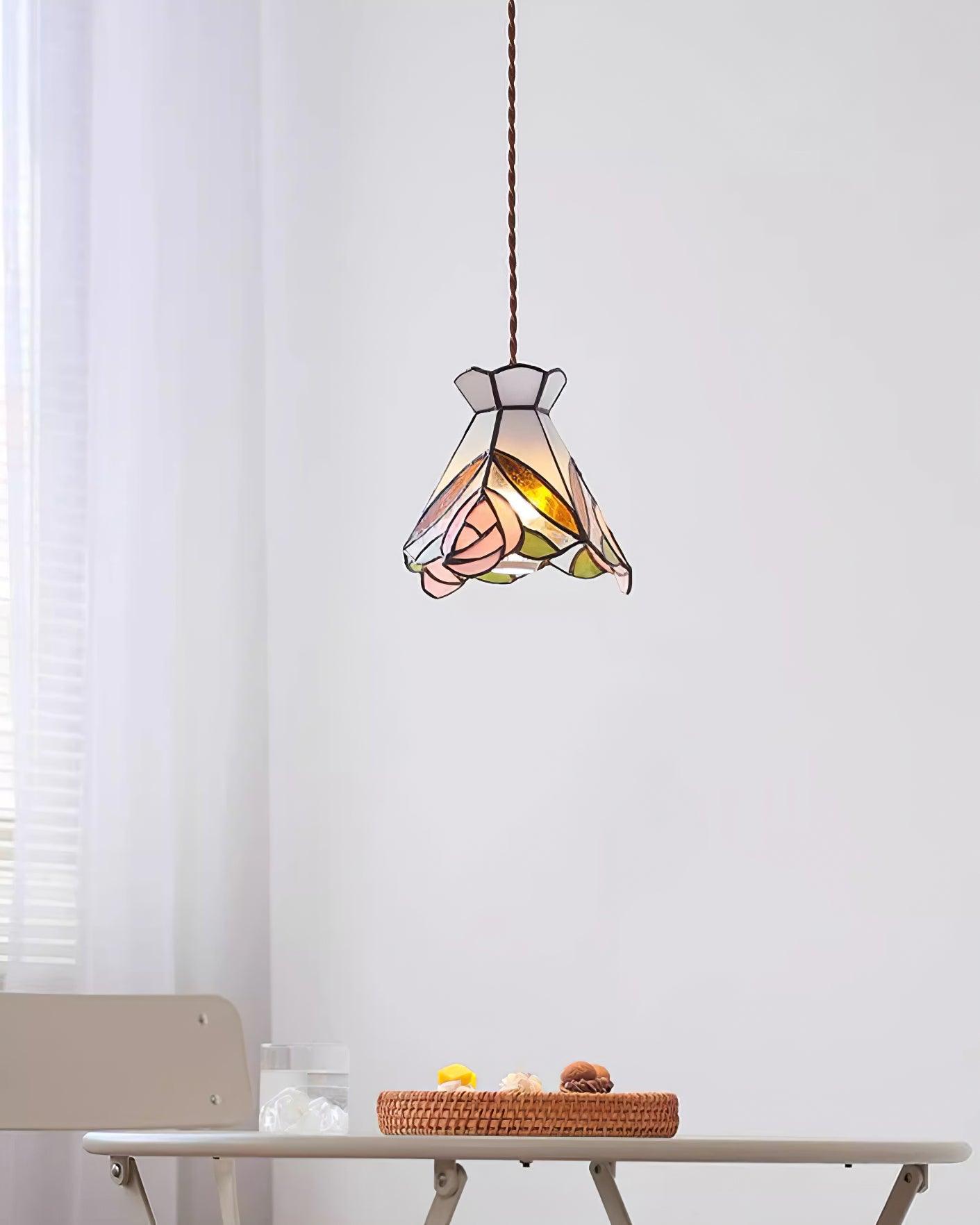 Rosebud Tiffany Pendant Lamp