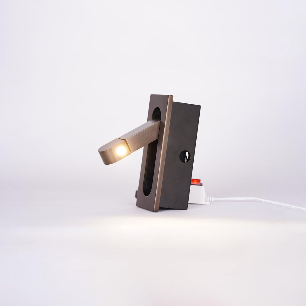 Modern LED Bedside Wall Sconce – Mid-Century Reading Wall Light