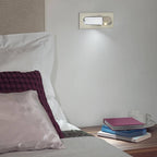 Modern LED Bedside Wall Sconce – Mid-Century Reading Wall Light