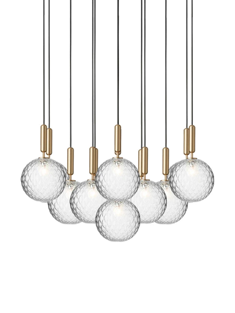 Miira Large Transparent Glass Pendant Light