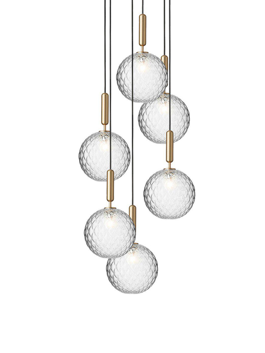 Miira Large Transparent Glass Pendant Light