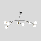 Minimalist Sputnik Globe Glass Chandelier