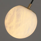 Minimalist Spherical Alabaster Wall Lamp