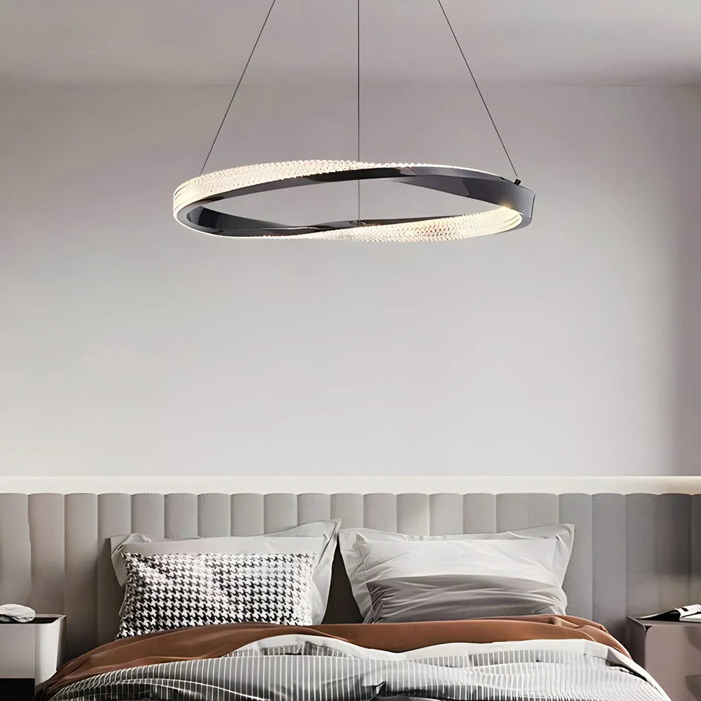 Modern Simple Mobius Circle Chandelier