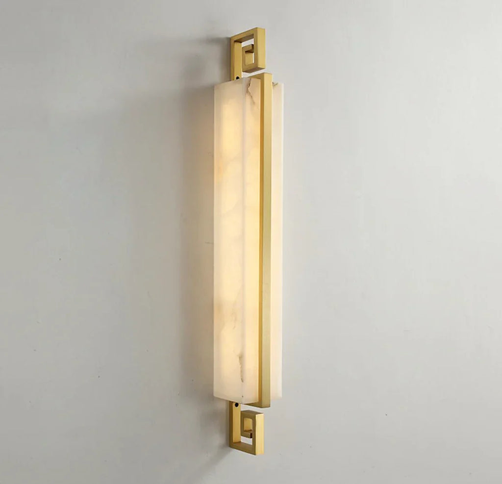 Modern Alabaster Copper Wall Lamp