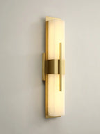 Modern Alabaster Cuboid Copper Wall Lamp
