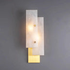 Modern Alabaster Rectangle Wall Lamp