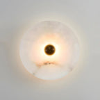 Modern Alabaster Round Wall Lamp