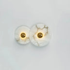 Modern Alabaster Round Wall Lamp