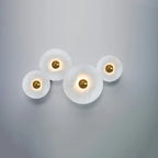 Modern Alabaster Round Wall Lamp