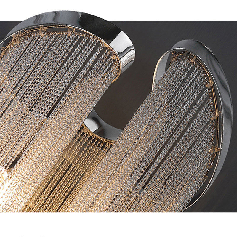 Aluminum Chain Tassel Wall Sconce