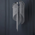 Aluminum Chain Tassel Wall Sconce