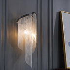 Aluminum Chain Tassel Wall Sconce