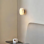 Domino A Cylindrical Alabaster Wall Light