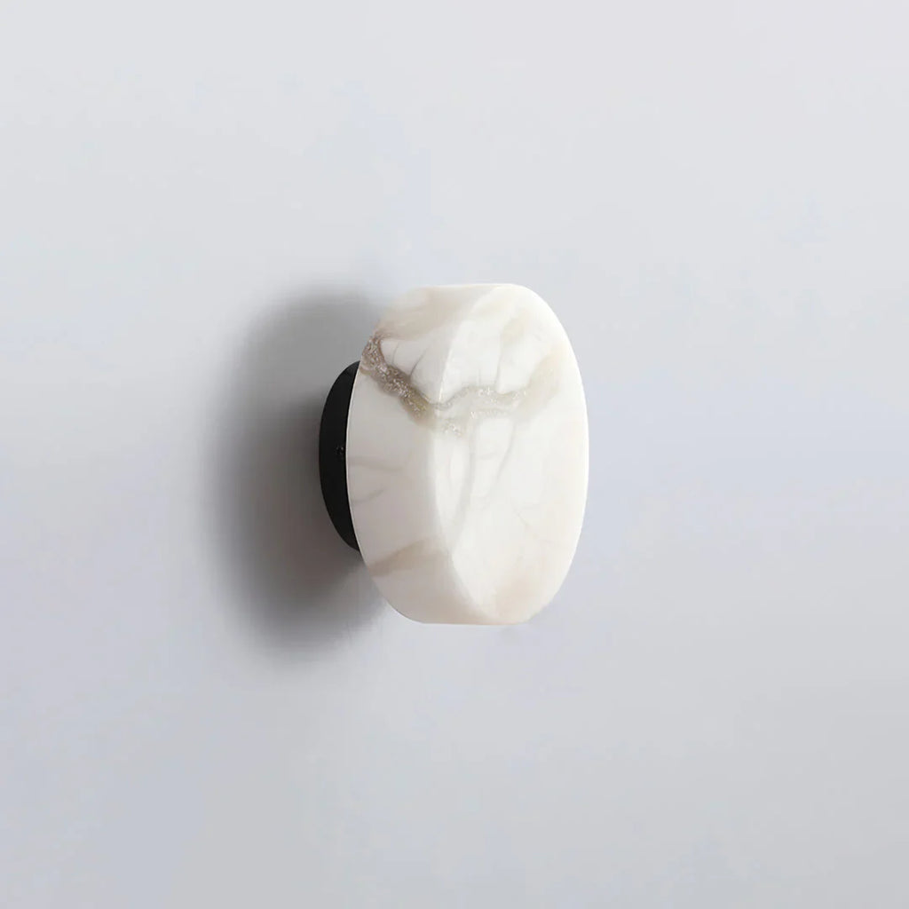 Domino A Cylindrical Alabaster Wall Light