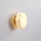 Domino A Cylindrical Alabaster Wall Light
