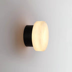 Domino A Cylindrical Alabaster Wall Light